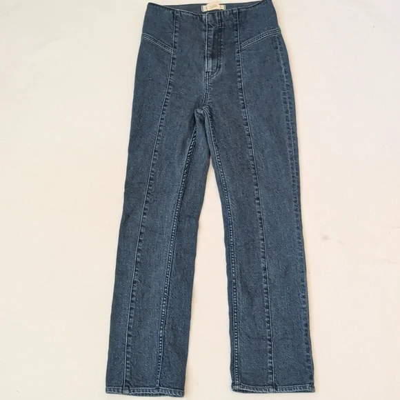 Madewell NWOT Slim Demi-Boot Jeans W/ Center Seam Size 24 - Picture 3 of 11